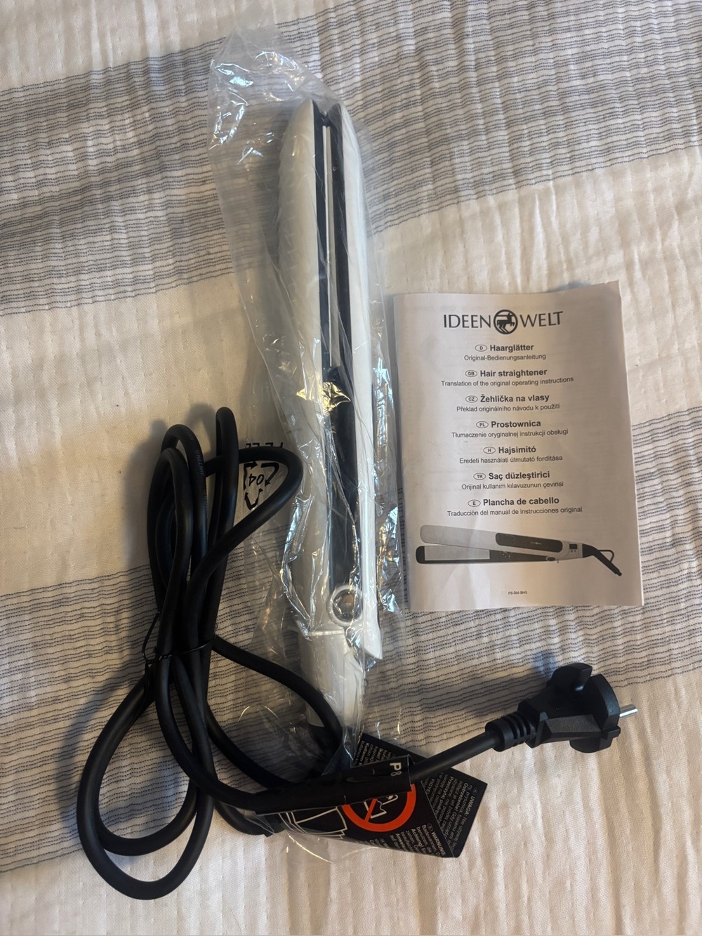 Hair Straightener Iron, European plug